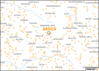 map of Ornica