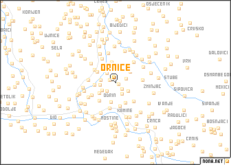 map of Ornice