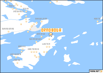 map of Ornöboda