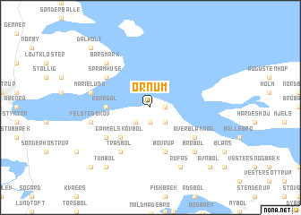 map of Ornum