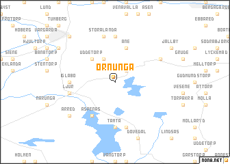 map of Ornunga