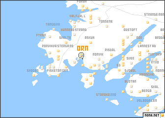 map of Örn