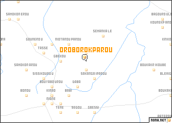 map of Oroborokparou