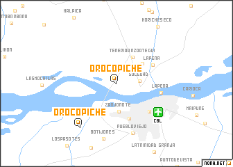 map of Orocopiche