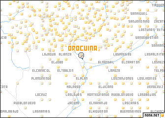 map of Orocuina