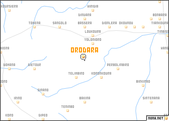 map of Orodara