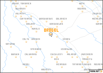 map of Orodel