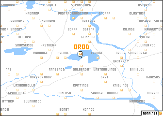 map of Oröd