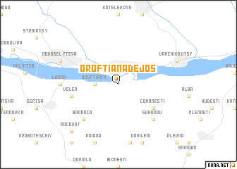 map of Oroftiana de Jos