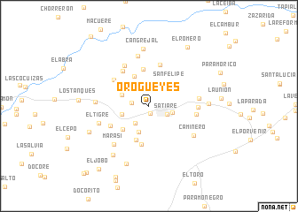 map of Orogueyes