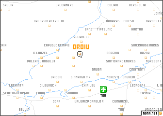 map of Oroiu