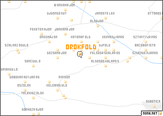 map of Örökföld