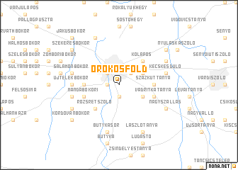 map of Örökösföld