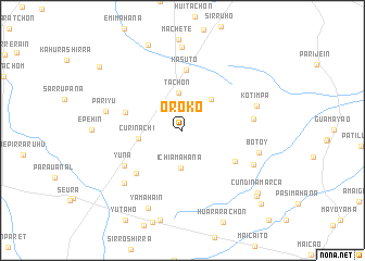 map of Oroko