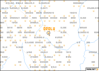 map of Orolu