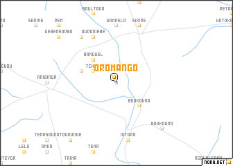 map of Oro Mango