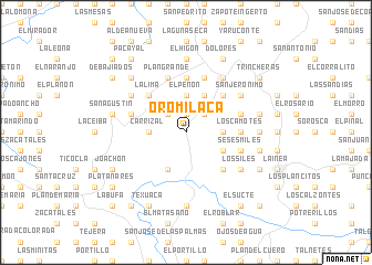 map of Oromilaca