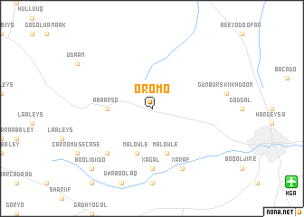 map of Oromo
