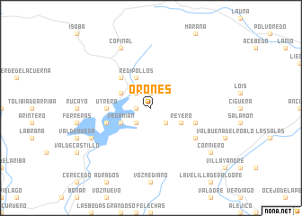 map of Orones