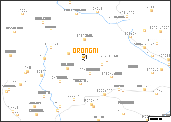 map of Orong-ni