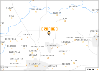 map of Oronogo