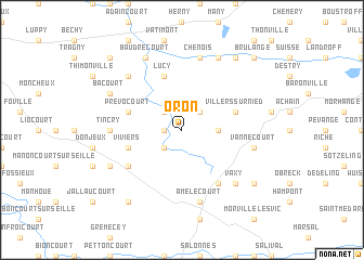 map of Oron