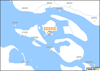 map of Oropoi