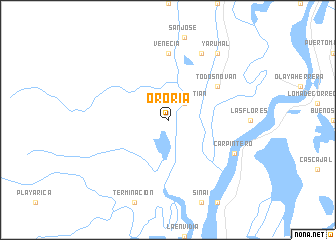 map of Ororia