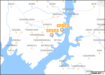 map of Ororo