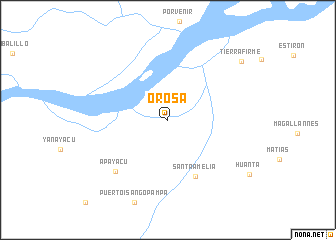 map of Orosa