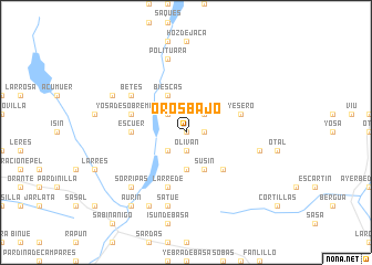 map of Orós Bajo