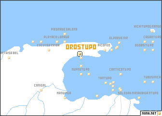 map of Orostupo