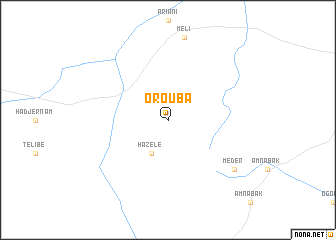 map of Orouba