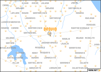 map of Orovio