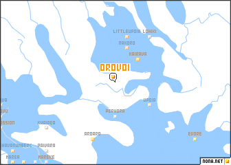 map of Orovoi