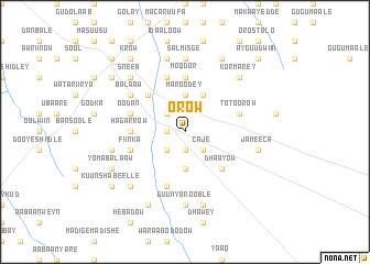 map of Orow