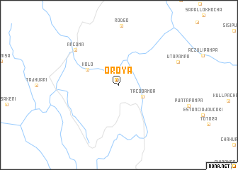 map of Oroya