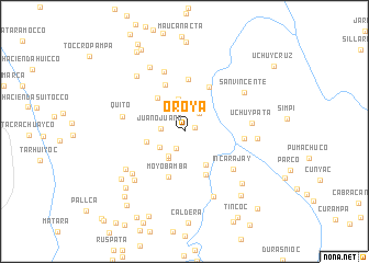 map of Oroya