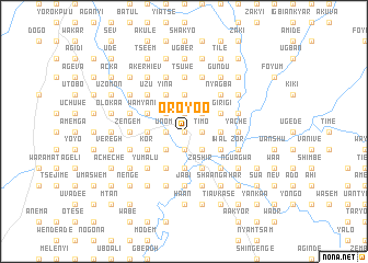 map of Oroyoo