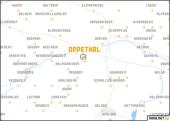 map of Orpethal