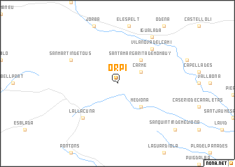 map of Orpí