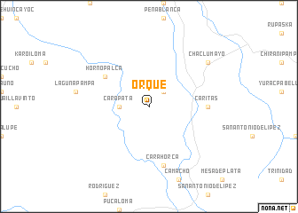 map of Orque