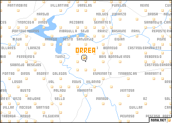 map of Orrea