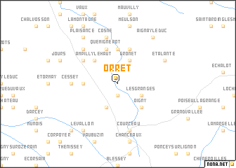 map of Orret