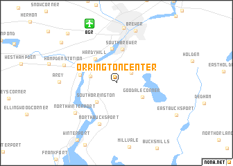 map of Orrington Center