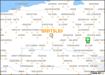 map of Ørritslev