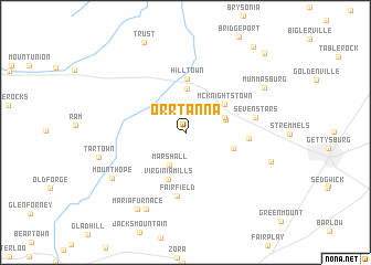 map of Orrtanna