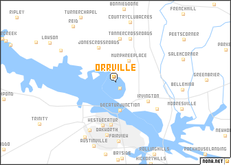 map of Orrville