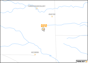 map of Orr