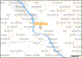 map of Orsberg